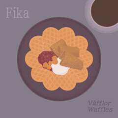 Ska vi fika？[Våfflor／Waffles]