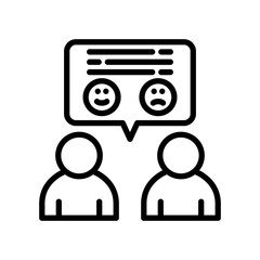 User Feedback line icon