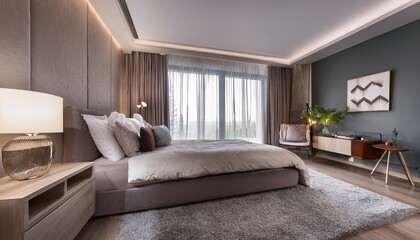 discover a stylish modern bedroom with elegant design for comfort and aesthetics