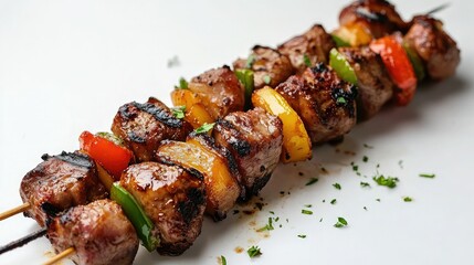 Grilled Meat and Veggie Skewers: Perfect for BBQs, Picnics, Outdoor Parties, and Family Gatherings