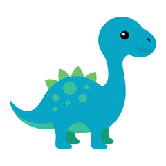 Fototapeta premium Baby Dinosaur Vector Set – with white background 