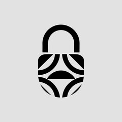 Secure lock icon design vector illustration