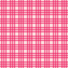 Multicolored vintage autumn plaid pattern - seamless tartan check fabric design for textile, fashion and digital backgrounds