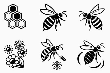 set of bees