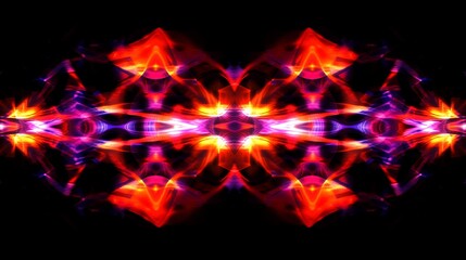 Abstract symmetrical design with vibrant colors (4)