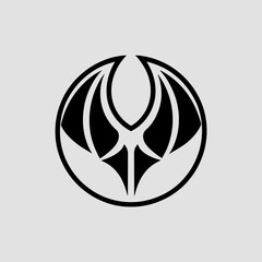 Detailed phoenix dragon illustration vector illustration