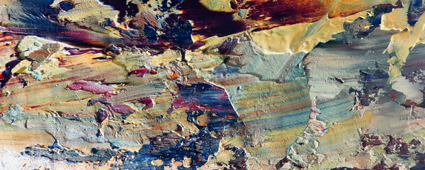 Abstract art background . Hand painting artwork on canvas .