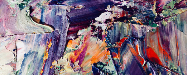 Abstract art background . Hand painting artwork on canvas .