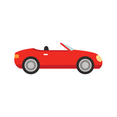 Naklejka premium Convertible Car Vector – with white background 