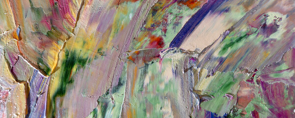 Abstract art background . Hand painting artwork on canvas .