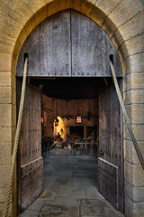 Beynac castle architecture