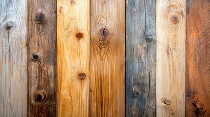 a close up photograph of weathered and worn wooden boards, showcasing a variety of grains, knots, and natural imperfections that add character to the rustic background.