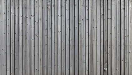 Gray wooden vertical paneling