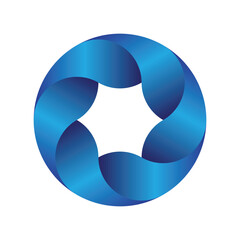 fourline flat design logo gram Illustration victore