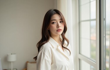portrait of a young female doctor