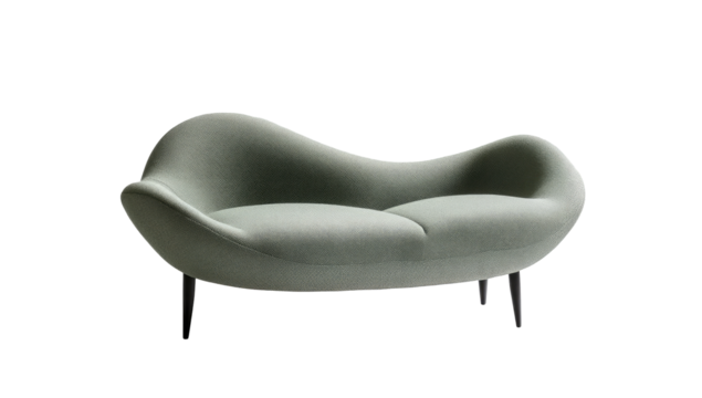 Relaxing, organic sofa