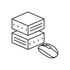 Server Control Vector icon