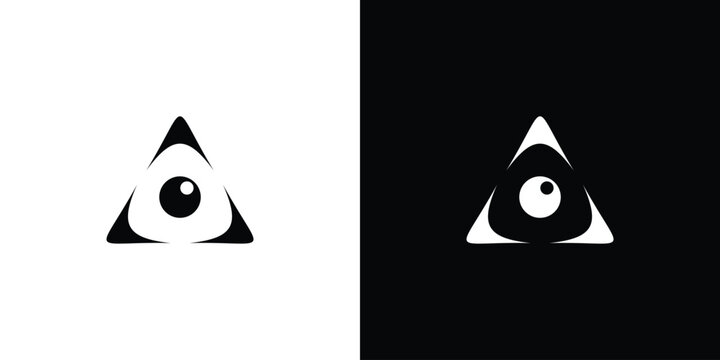 A unique and attractive one eye logo design