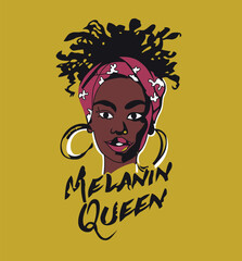 Melanin Queen Print