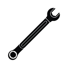 Torque wrench for mechanical tightening applications Vector illustration