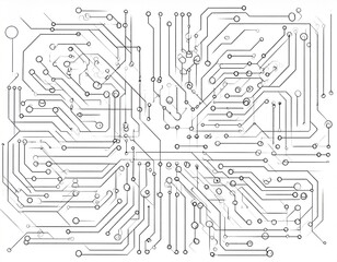 digital representation of bitcoin on a circuit board