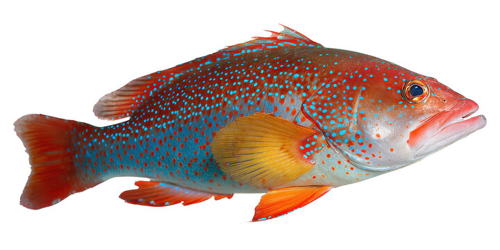 Vibrant Coral Trout A Stunning Underwater Jewel