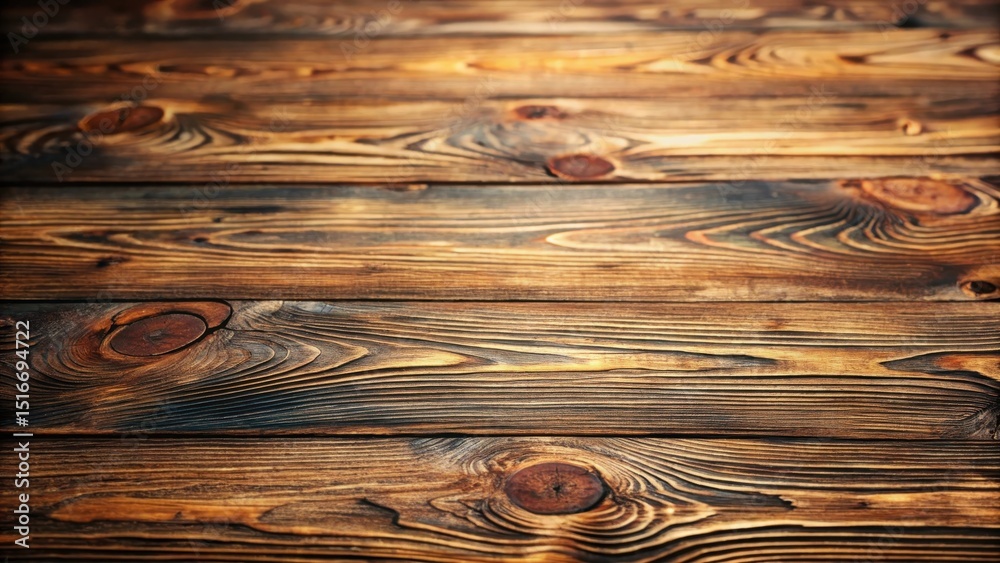 Poster Rustic Wooden Planks Displaying Rich Textures and Natural Grain Patterns Ideal for Backgrounds or Product Displays