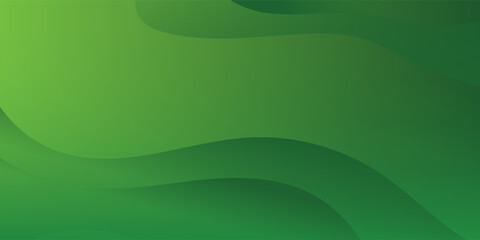 Abstract green wavy background. Vector EPS 10