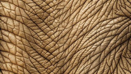 Intricate Texture of Wrinkled Surface with a Golden Hue, Showing Detailed Lines and Folds