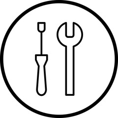 Tools Line Icon Style