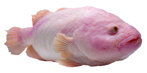 Obraz premium Pink Psychrolutes Marcidus The Adorable Deep-Sea Fish