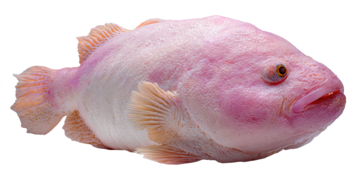 Pink Psychrolutes Marcidus The Adorable Deep-Sea Fish