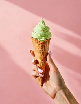 Helado de pistacho