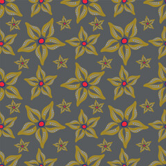 Abstract Handmade Floral textile patterns with digitally enhanced seamless, perfect for wall art, stylish fashion prints, and versatile wrapping paper.

