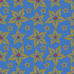 Abstract Handmade Floral textile patterns with digitally enhanced seamless, perfect for wall art, stylish fashion prints, and versatile wrapping paper.
