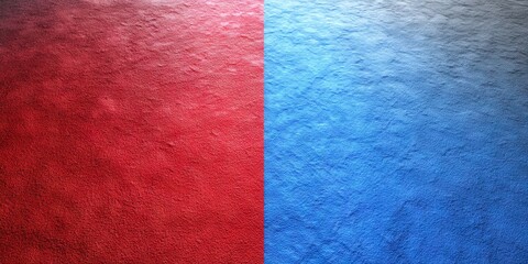 Fototapeta premium red versus blue