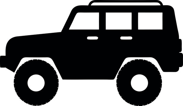 Zip vehicle silhouette vector
