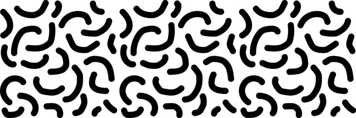 Minimalist Black Abstract Seamless Pattern: High-Quality Vector Background Ideal for Wallpaper, Textiles, and Web Design