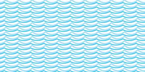 Curved wave lines pattern on white background. Wave striped lines pattern for backdrop and wallpaper template. Simple curved lines with repeat stripes texture. Striped background,eps10 vector	