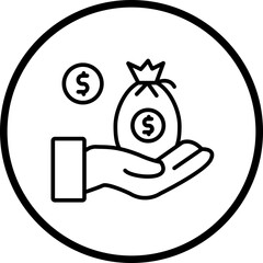 Loan Line Icon Style