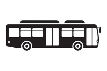 Red London vintage bus vector illustration for public city travel