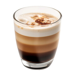 coffee latte in glass