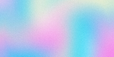 Pastel Rainbow Grainy Gradient Background with Soft Texture