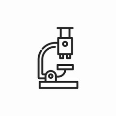 lab microscope icon sign vector