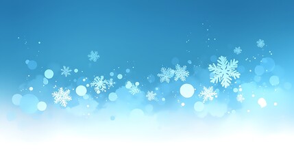 Winter Snowflake Background Design