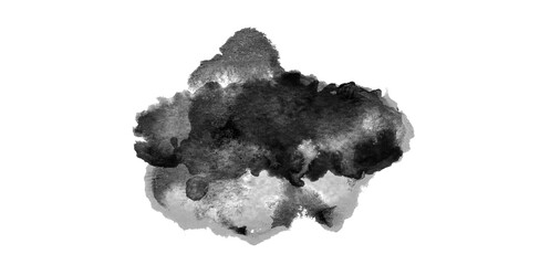 High-resolution watercolor blot with layered tone variation and hand-painted edge, perfect for branding overlays, illustration textures, and handmade digital or print design work