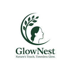 GlowNest - Nature’s Touch, Timeless Glow Logo