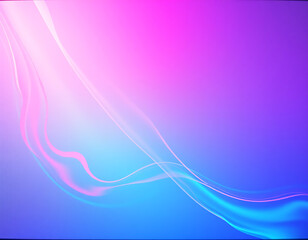 Abstract Neon Wave Design with Gradient Colors