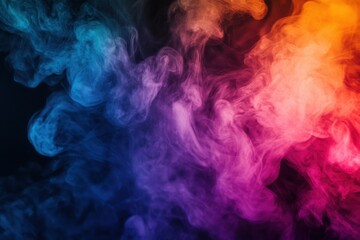 Obraz premium Abstract colorful smoke background texture