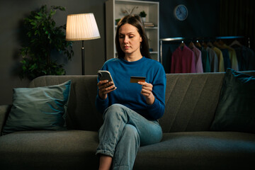 Woman Enjoying Video Content at Home